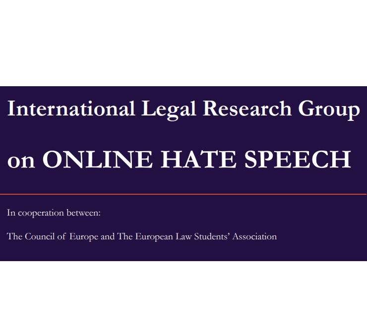 International Legal Research Group on Online Hate Speech