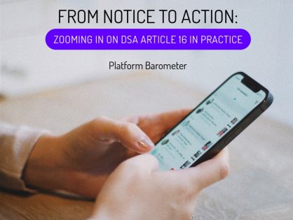 DigiQ's Report on Notice and Action mechanism under Article 16 of the Digital Services Act (DSA)